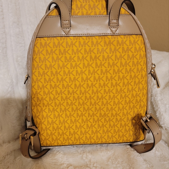 Michael Kors Authentic Rhea Logo MD Backpack - Picture 5 of 5